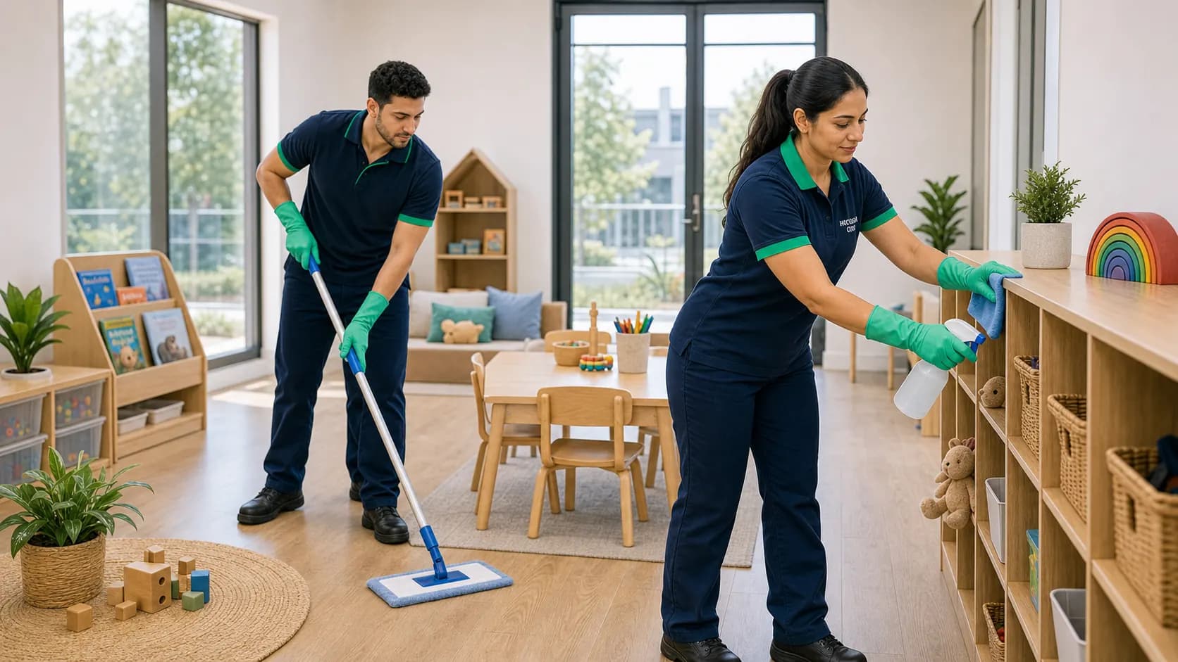Childcare Cleaning specific areas covered
